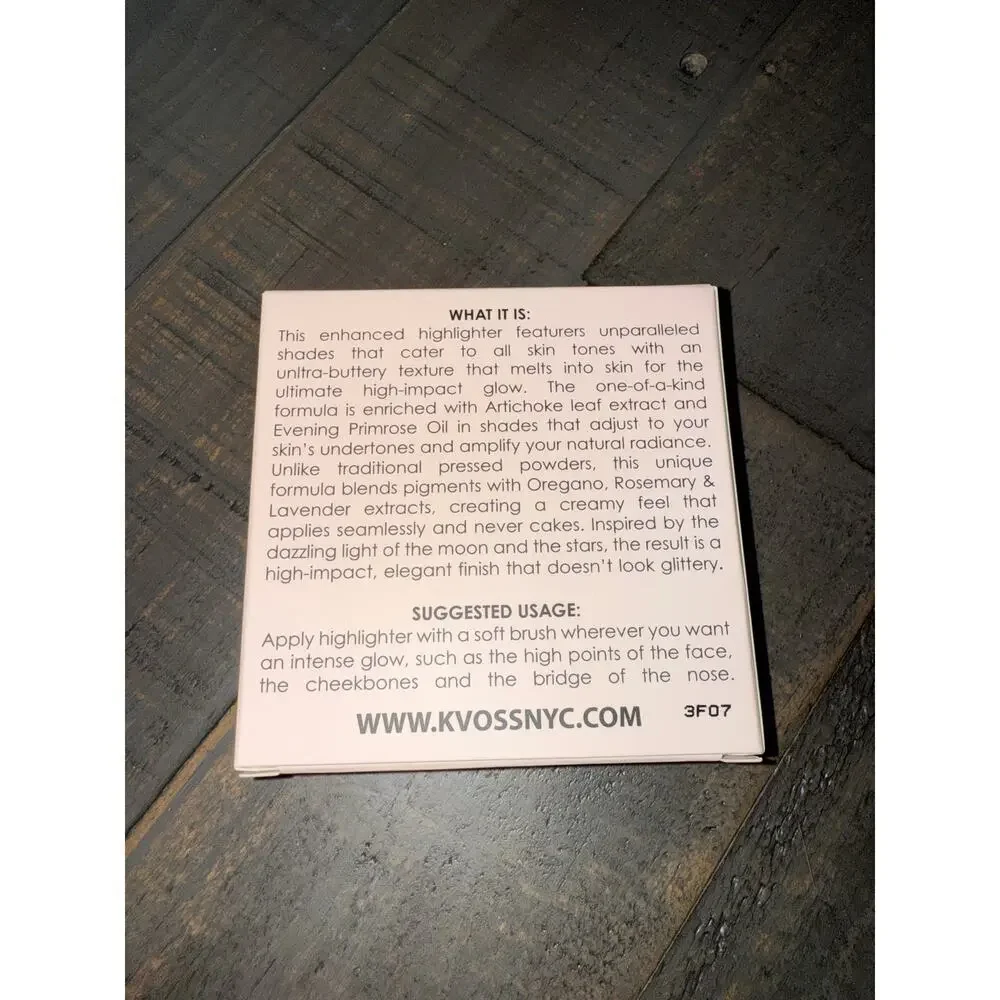 K Voss Fairy Dust Pressed‎ Highlighter -Moonlight/Starkissed NEW Full Size